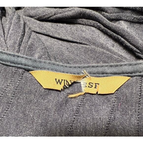 Unique Textured Tank Tunic Shirt Pockets Sz M Gray Blue Lagenlook Cosplay Unique - Picture 5 of 9